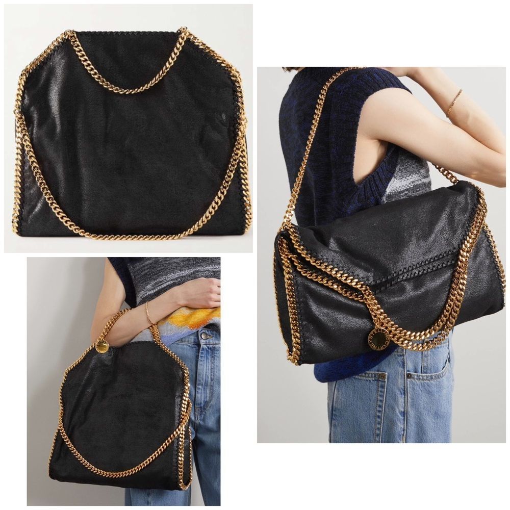 đ«SOLDđ«STELLAâMCCARTNEY
The Falabella vegetarian brushed-leather shoulder bag - Picture 1 of 11